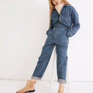 Madewell - Denim Straight Coverall Jumpsuit - XS